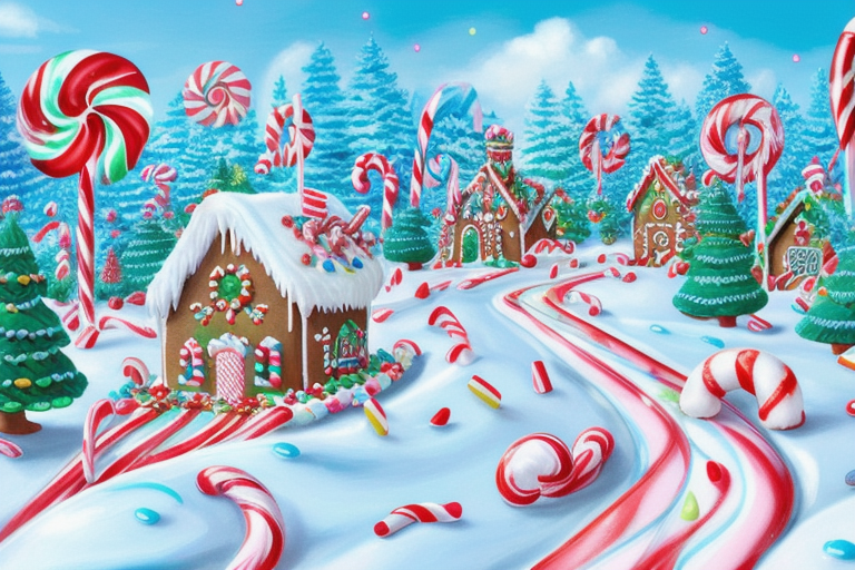 19216-4131404718-candyland, gingerbread house, candy canes, chocolate, sprinkles,a scenicroad,.png